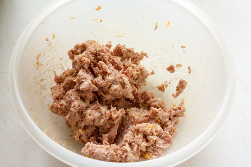 ingredients mixed up in bowl