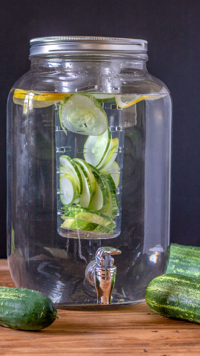 2 gallon mason jar for infused water