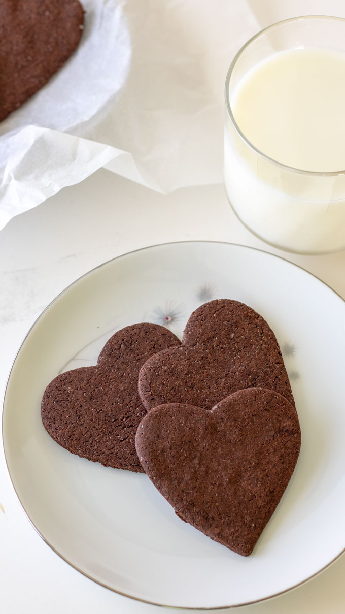 cookies and milk on white background