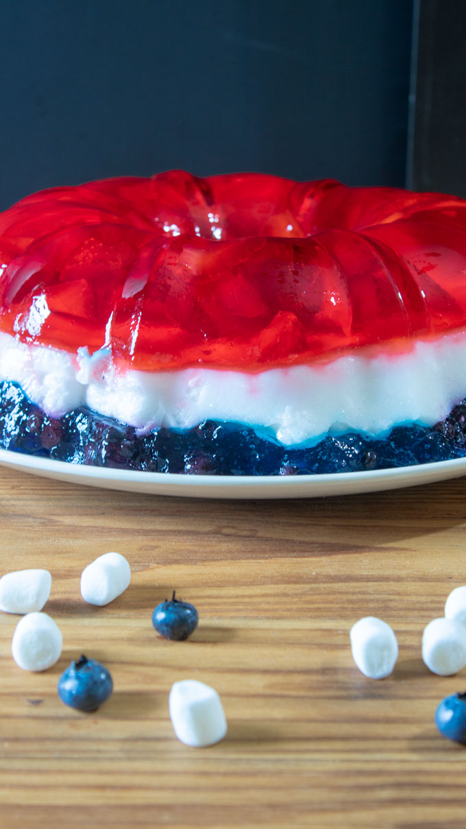 colorful jello salad