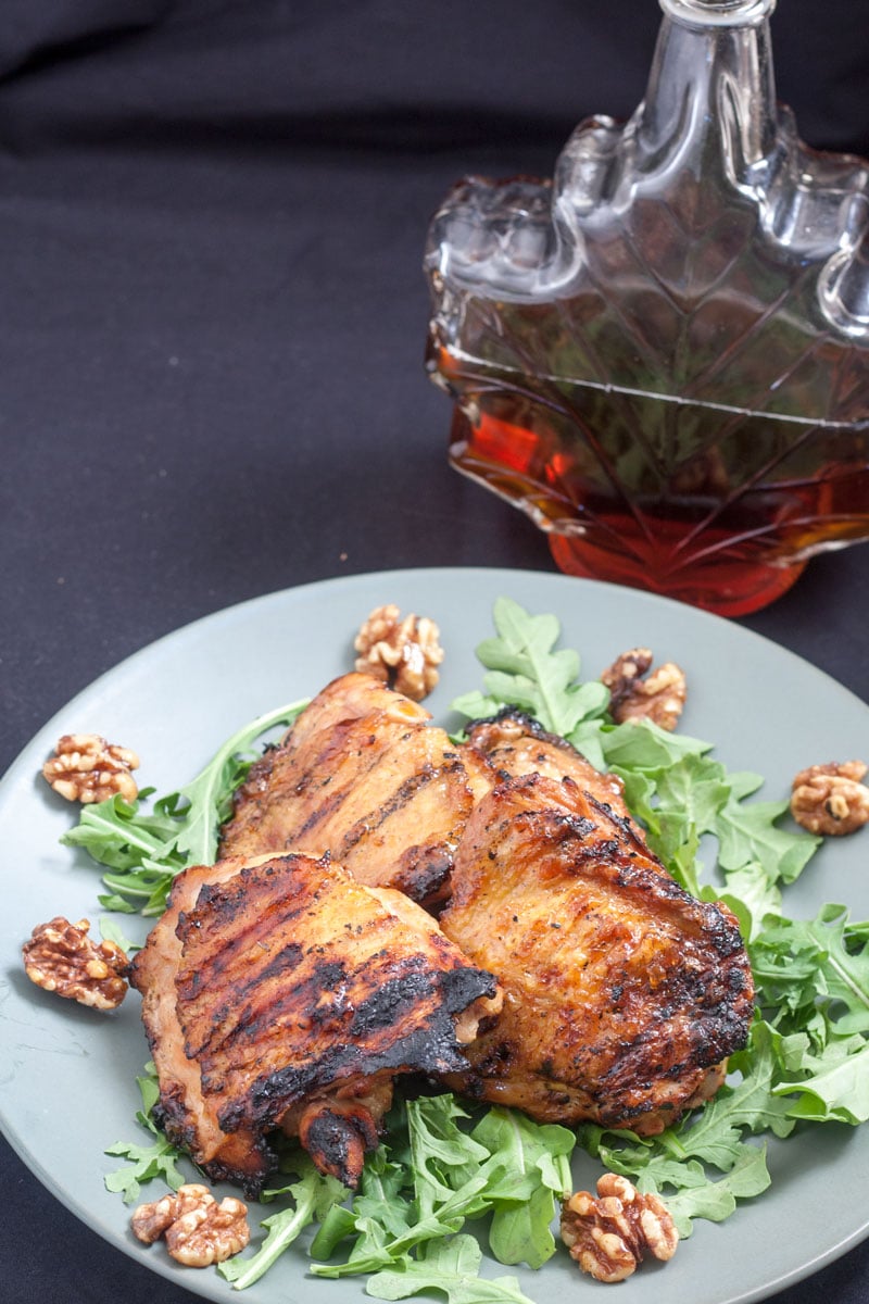 Maple Apple Cider Chicken Thighs