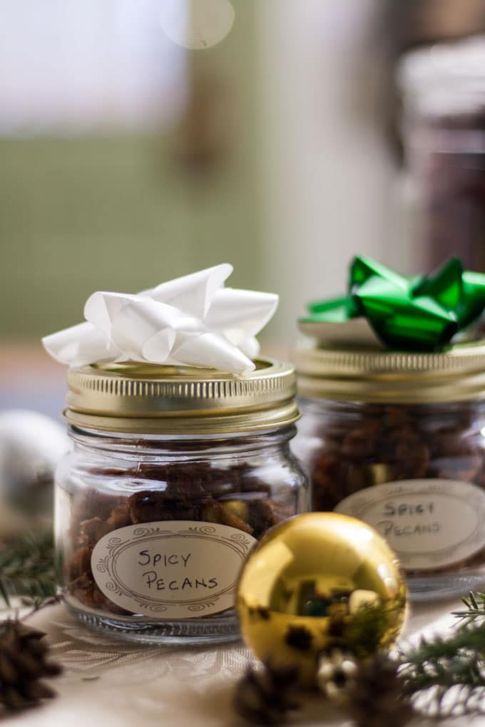 2 jars of spicy nuts