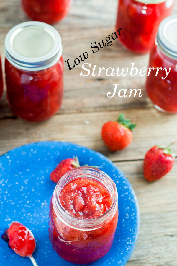 strawberry jam on toast