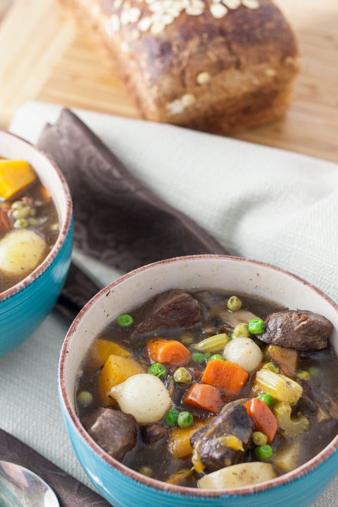 venison stew with pearl onions