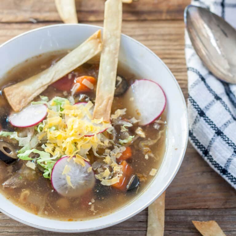 Mexican Turkey Soup with Leftovers!
