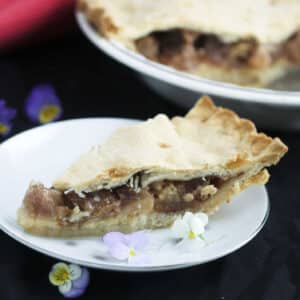 Vintage Rhubarb Pie