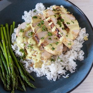 grilled chicken breast recipe with lime coconut curry