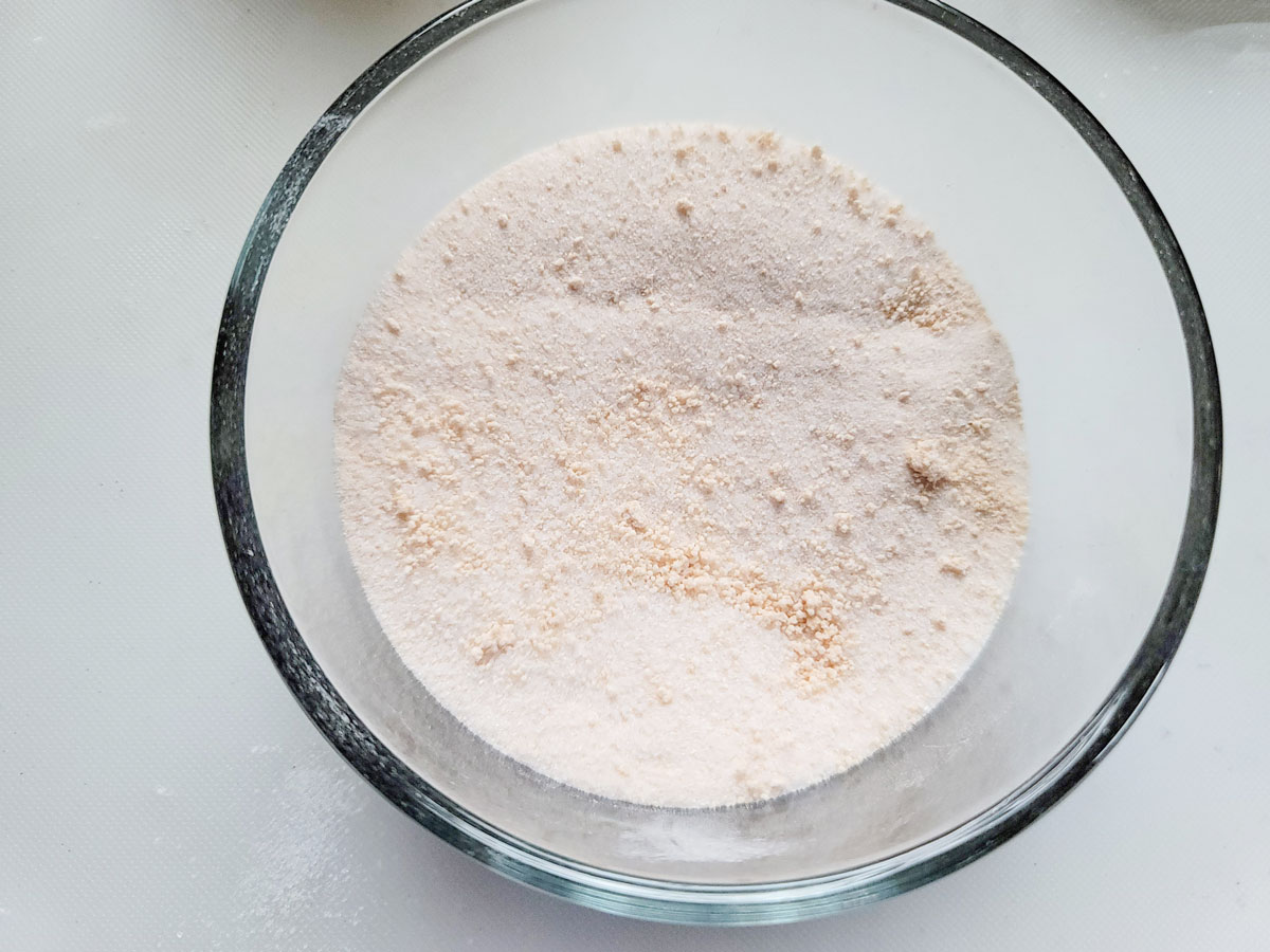 Pectin mixed with sugar.
