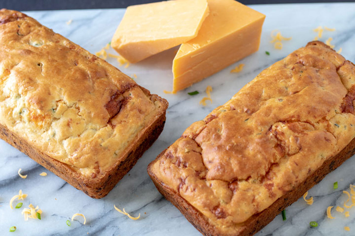Whole loaf zucchini cheese bread