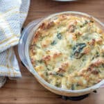 crab dip in casserole