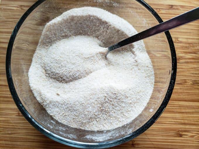 Sugar and pectin mixed.