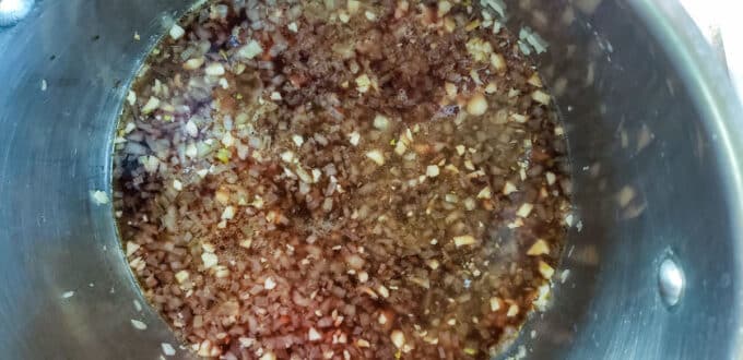All ingredients added to the pot.