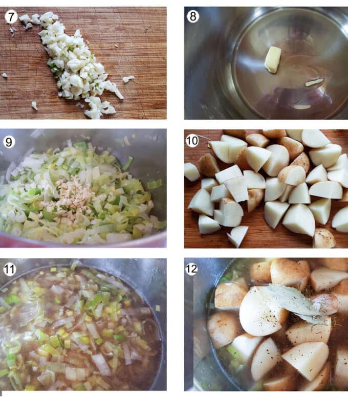 How to make soup photo collage. See details below.