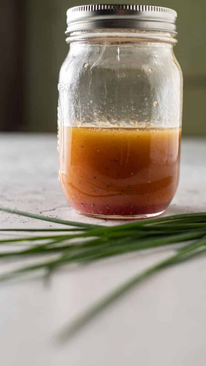 Side view of dressing.