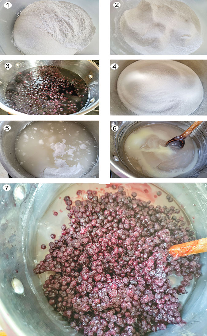 Step by step photo for process for filling. See details in recipe below.