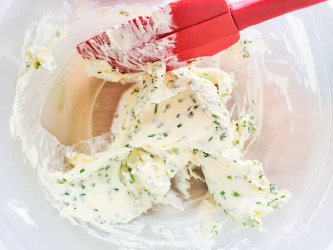 Butter mixed up.