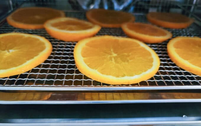 Rack in dehydrator.