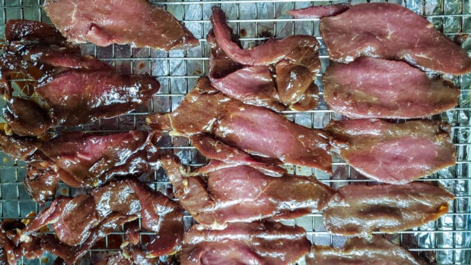 Lay slices on rack so that they don't touch each other.