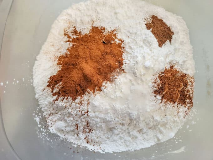 Spices and clearjel added to bowl.