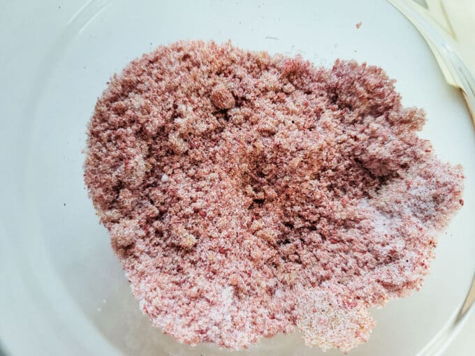 Mixed up dry ingredients.