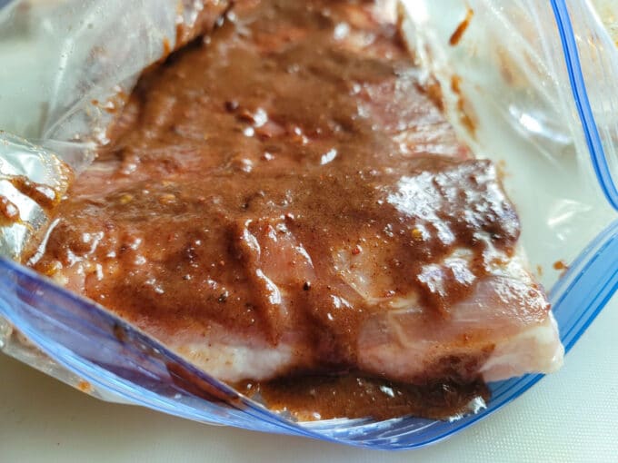Paste added to second side.