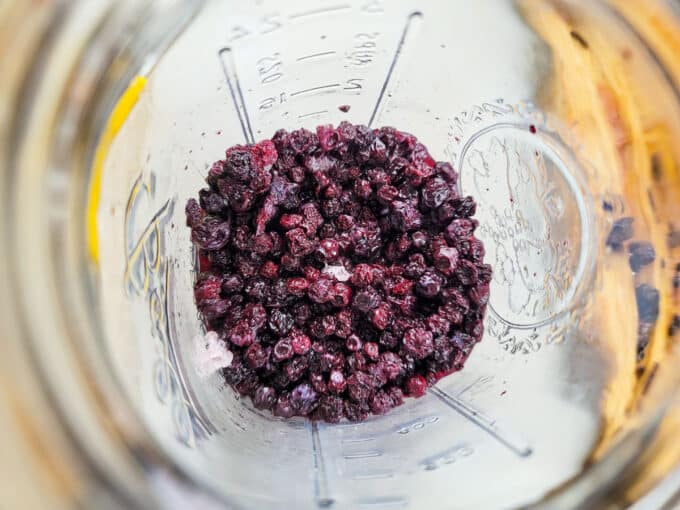 Berries in a jar.