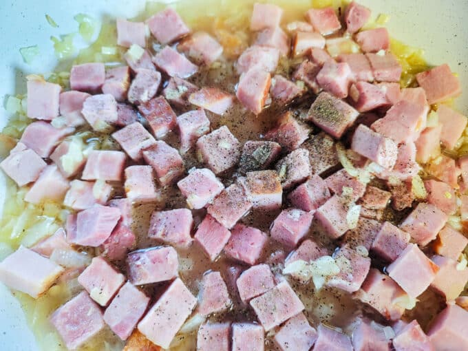 Spices added.