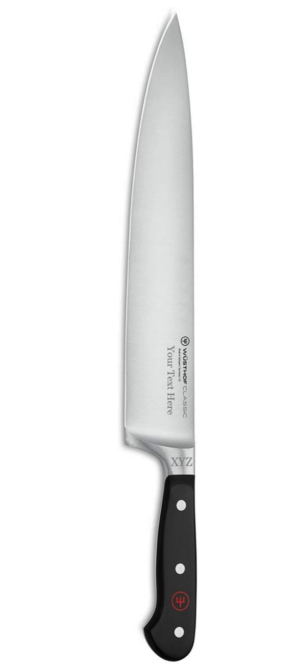 Ten inch chef's knife.