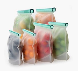 Silicone bags.