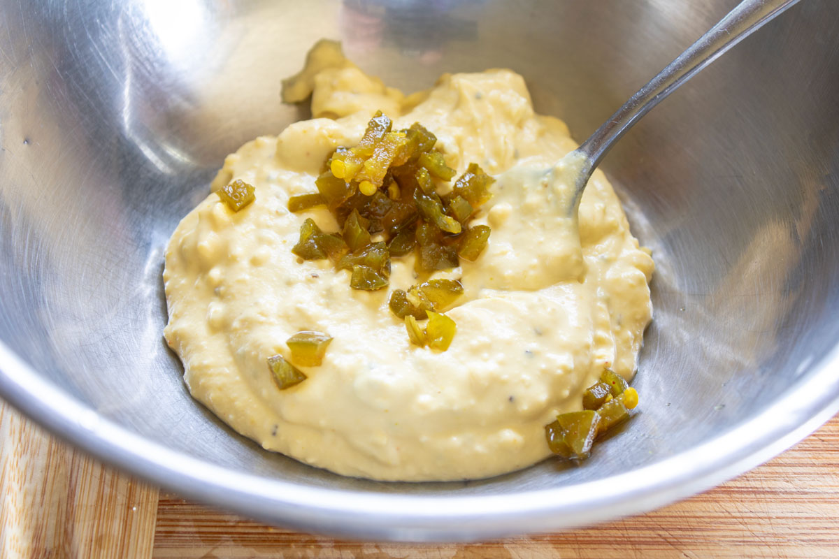 Jalapeños added to the filling.