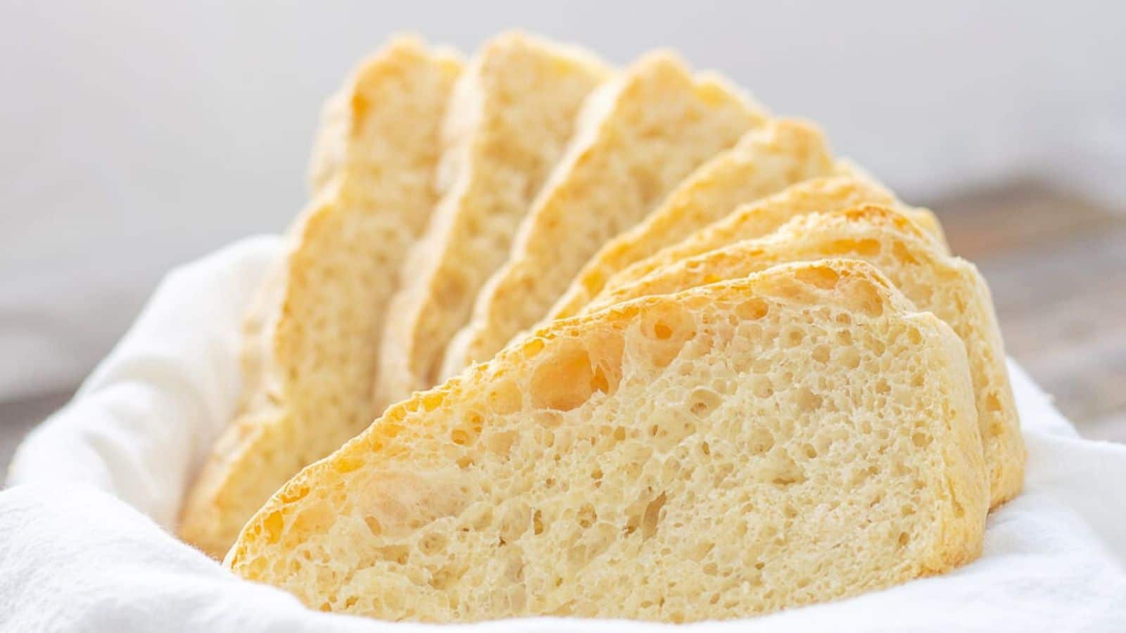 Slices of artisan bread