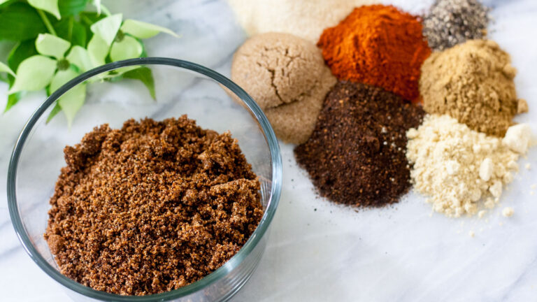 Different kinds of seasonings.