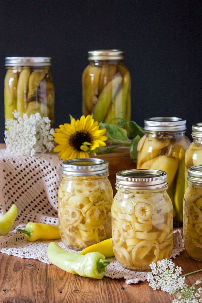 sealed jars on barnwood