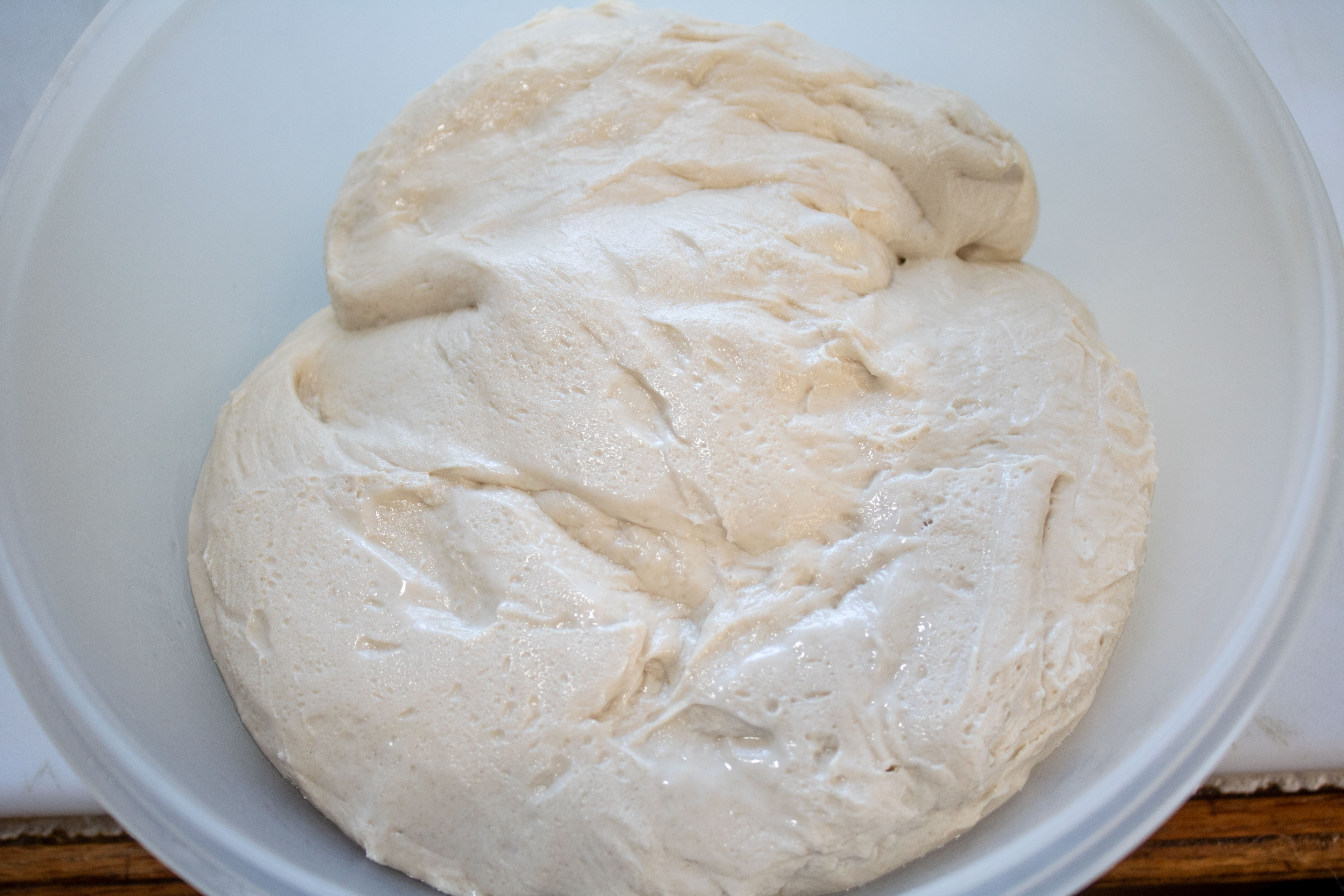 Dough after rising.