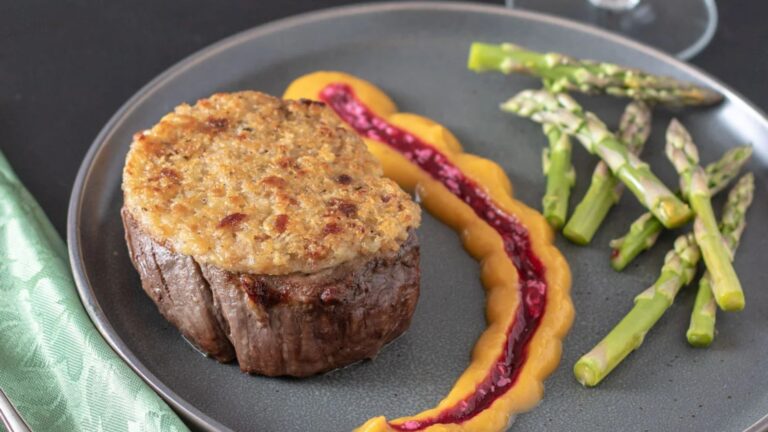Horseradish with asparagus on the side.