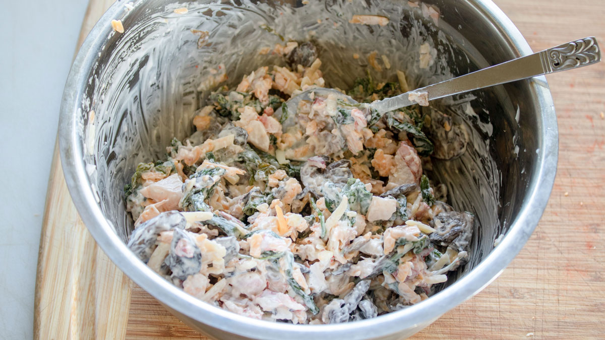 Filling mixed up.