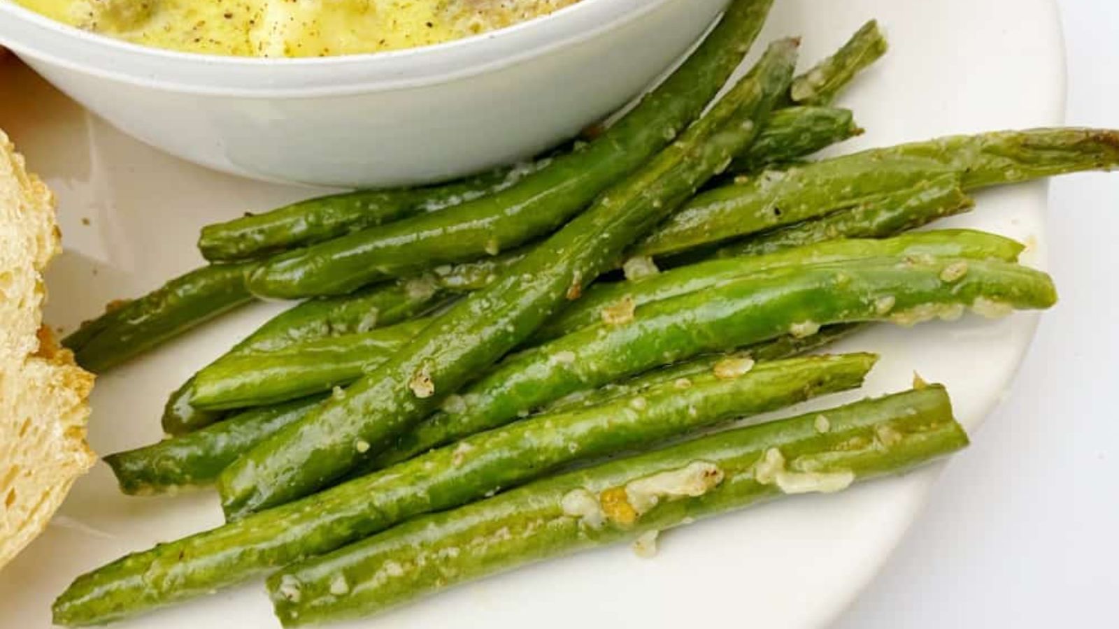 Grilled beans on a plate.