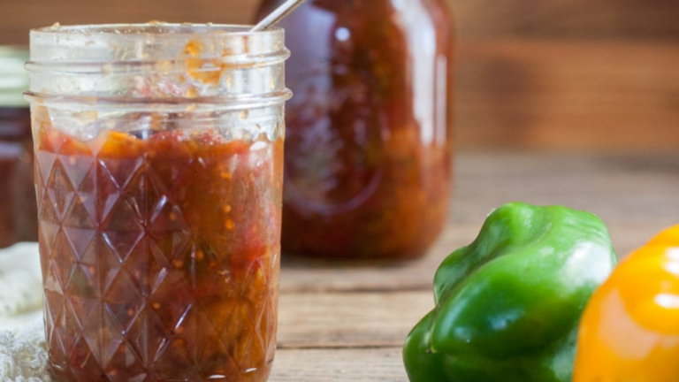 Oscar relish in a jar.