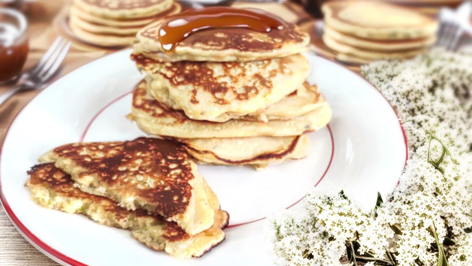 Elderflower Pancakes. 
