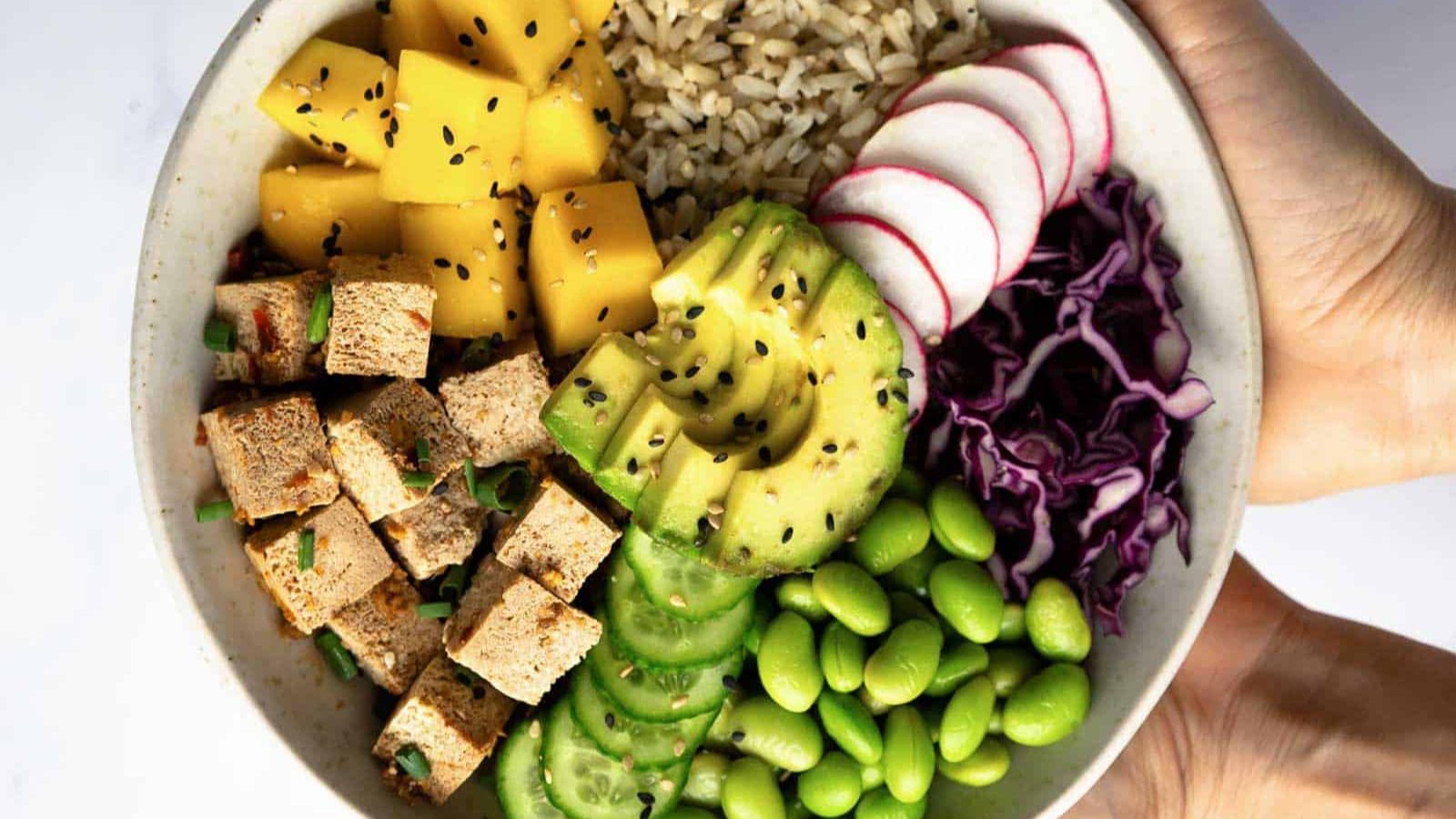Vegetarian bowl.