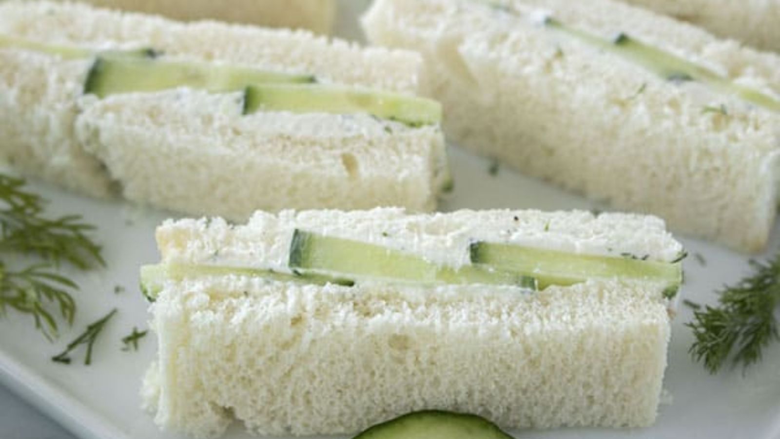 Cucumber Sandwiches.