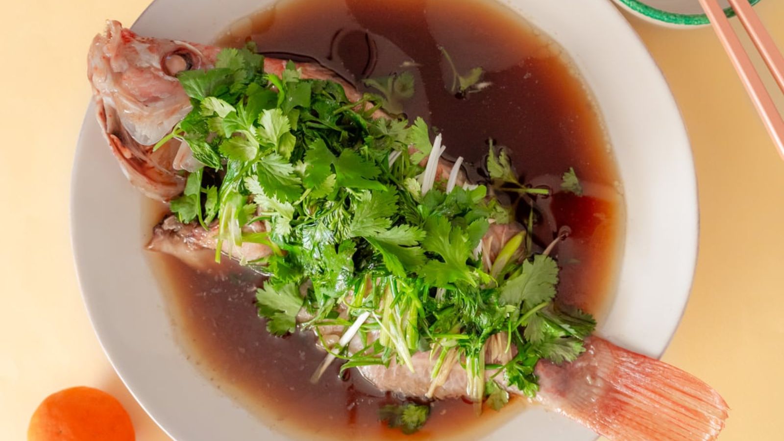 Steamed chinese fish.