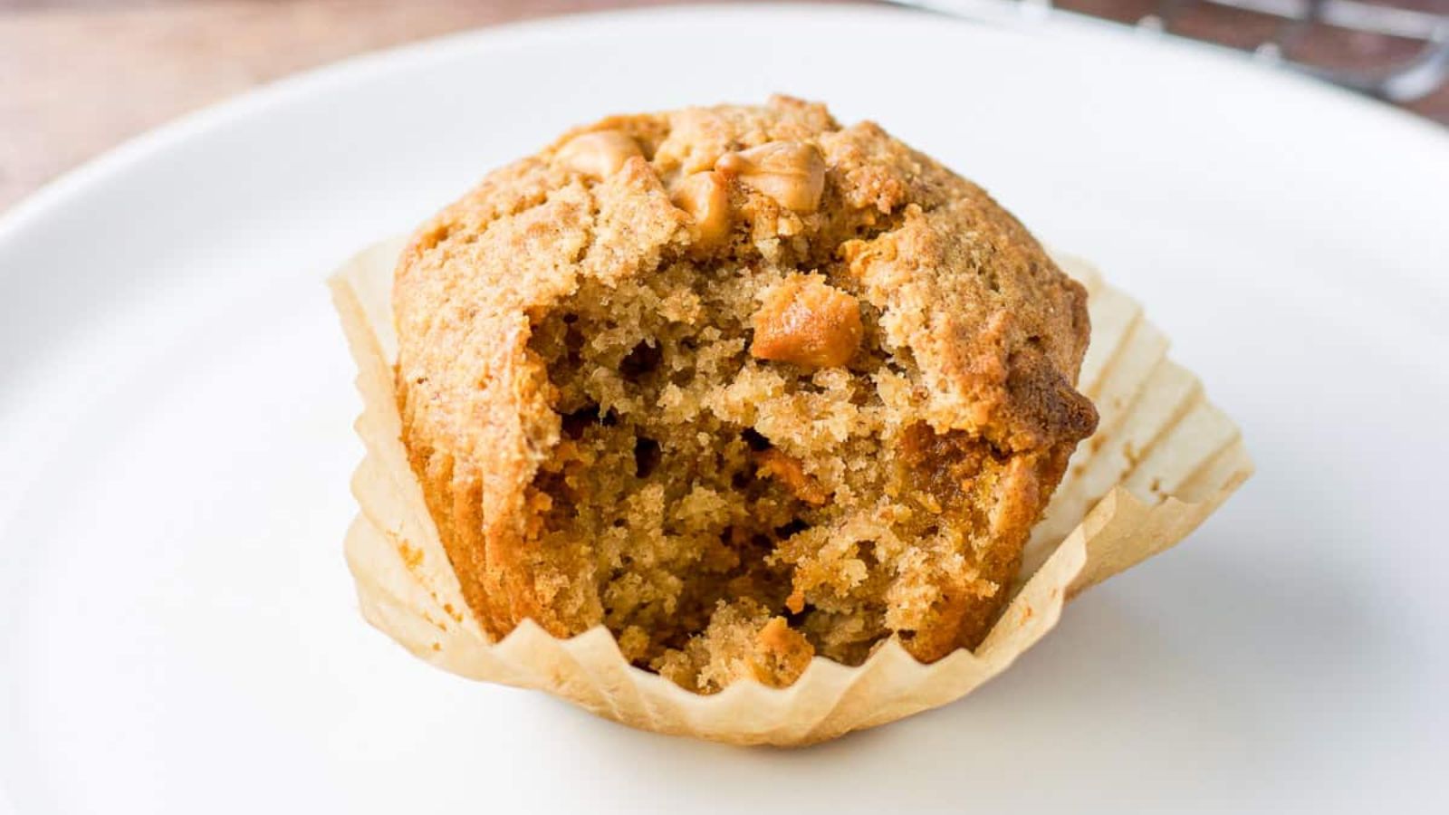 Butter rum muffins on a plate.