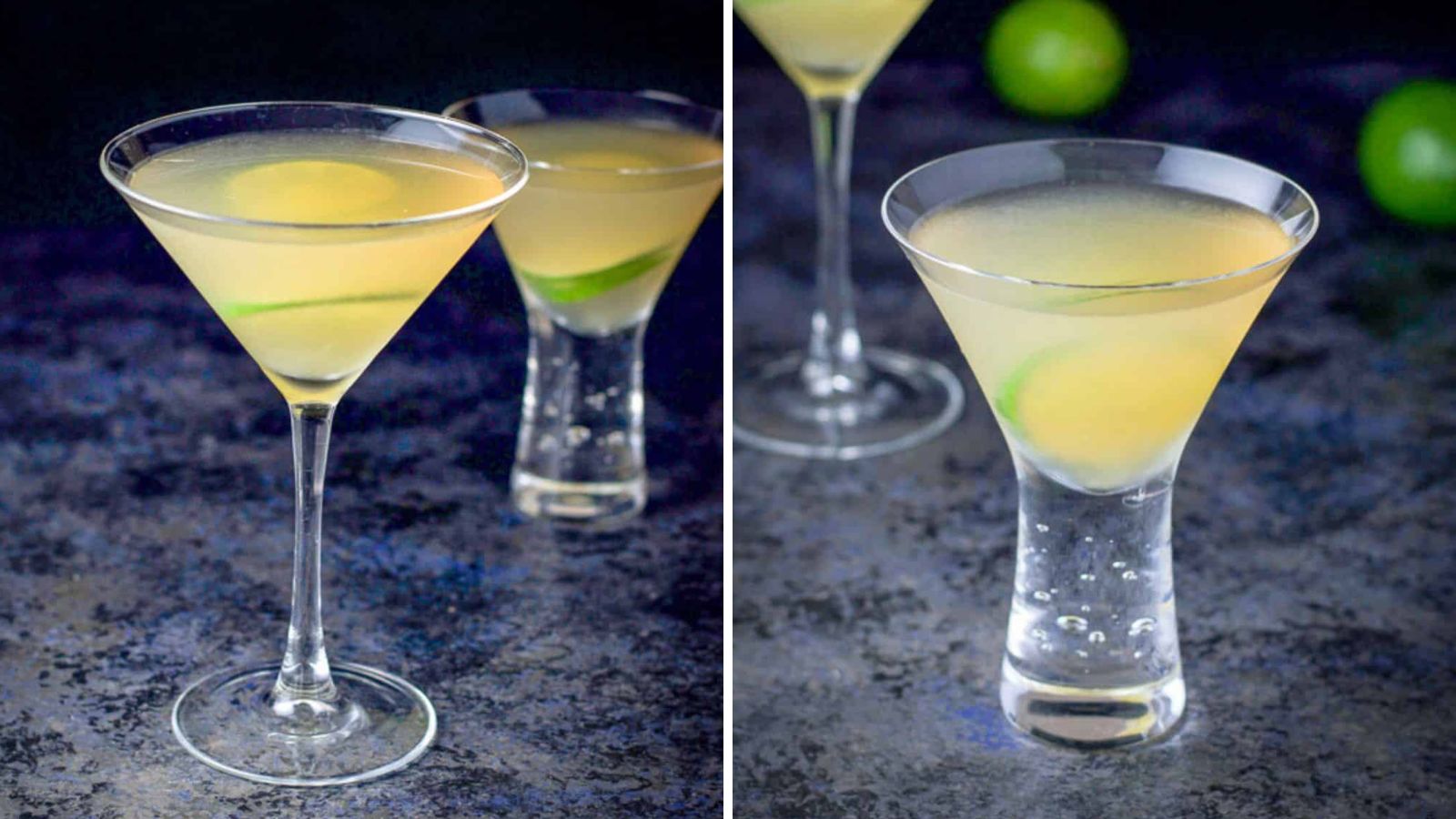 Daiquiri cocktail in glasses.