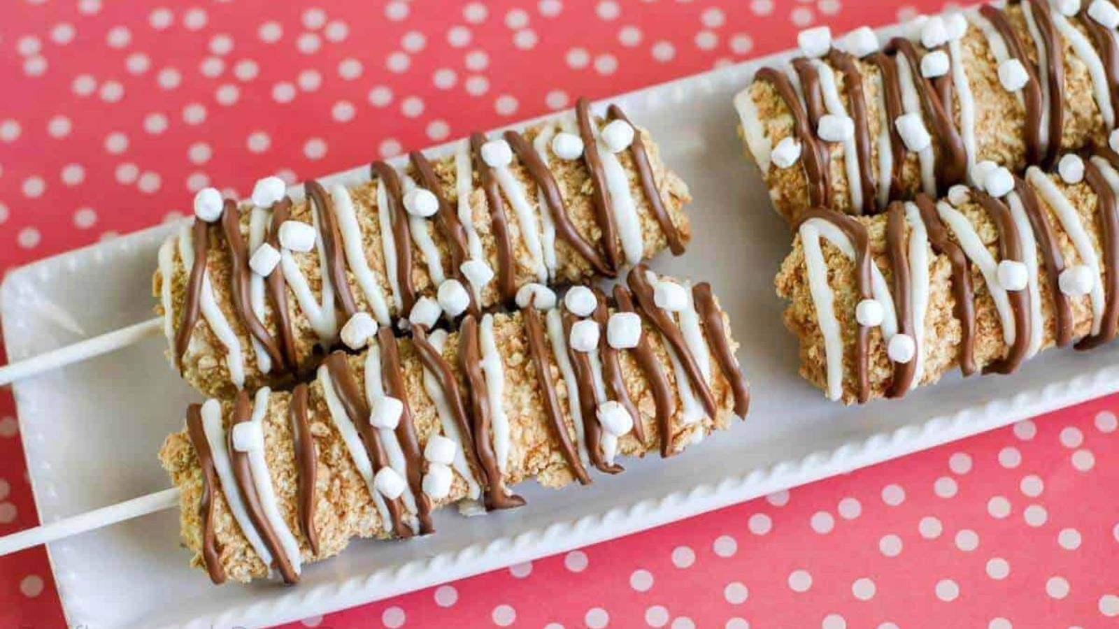 S'mores on sticks.