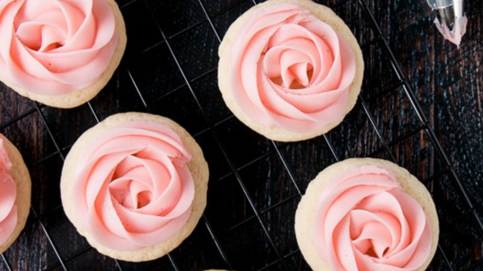 Sugar cookies with frosting.