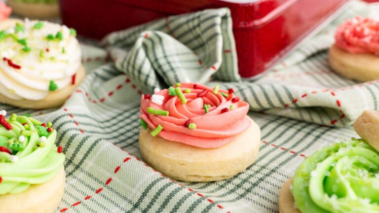 Lofthouse cookies with frosting.