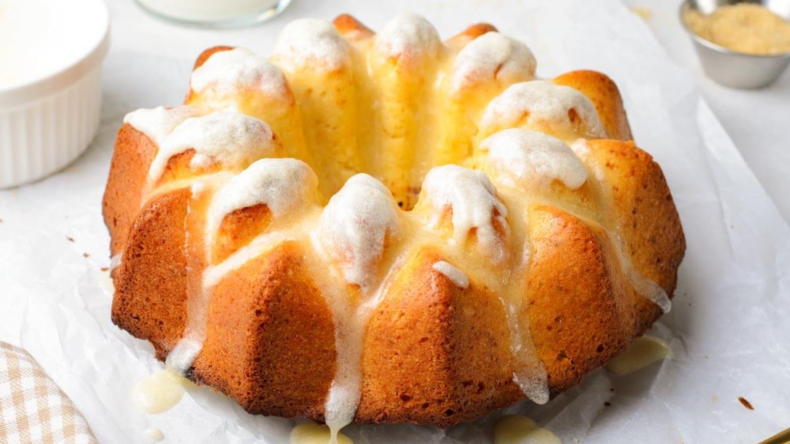 A whole butter bundt cake.