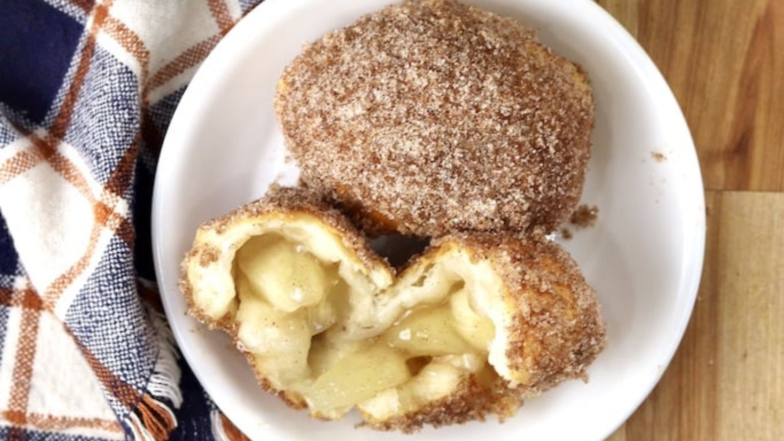 Churro with apple pie filling.