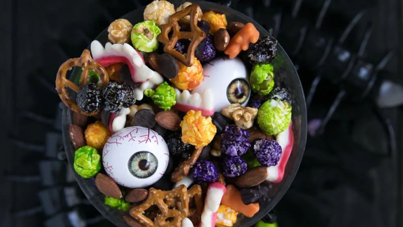 Mash party mix for halloween.